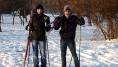 Лыжня в Парке на ул. Гончарова
